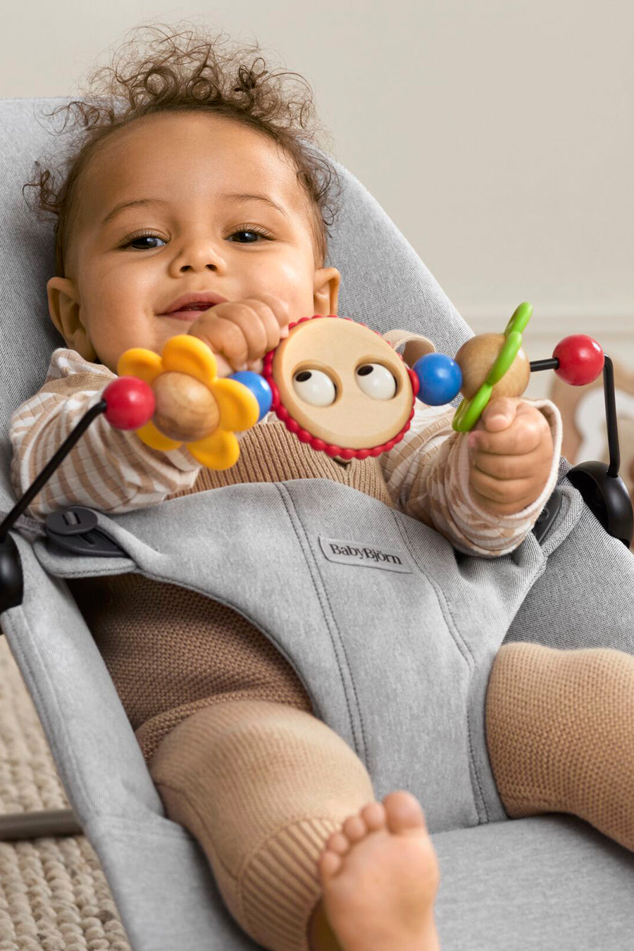 Toy for Bouncer - Googly eyes