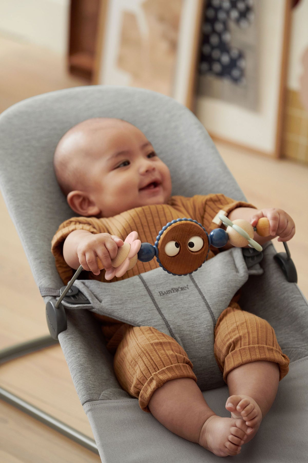 Toy for Bouncer - Googly eyes