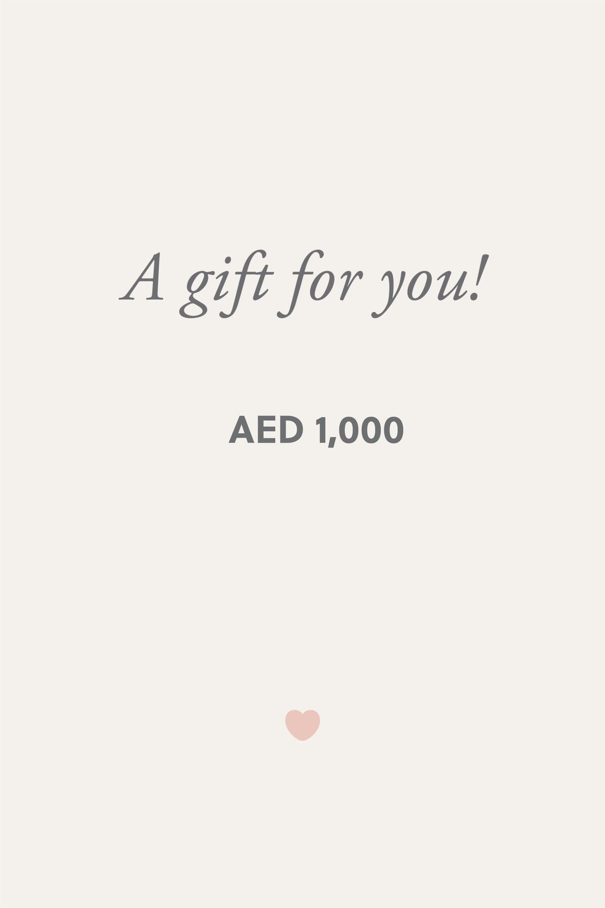 Digital Gift Card