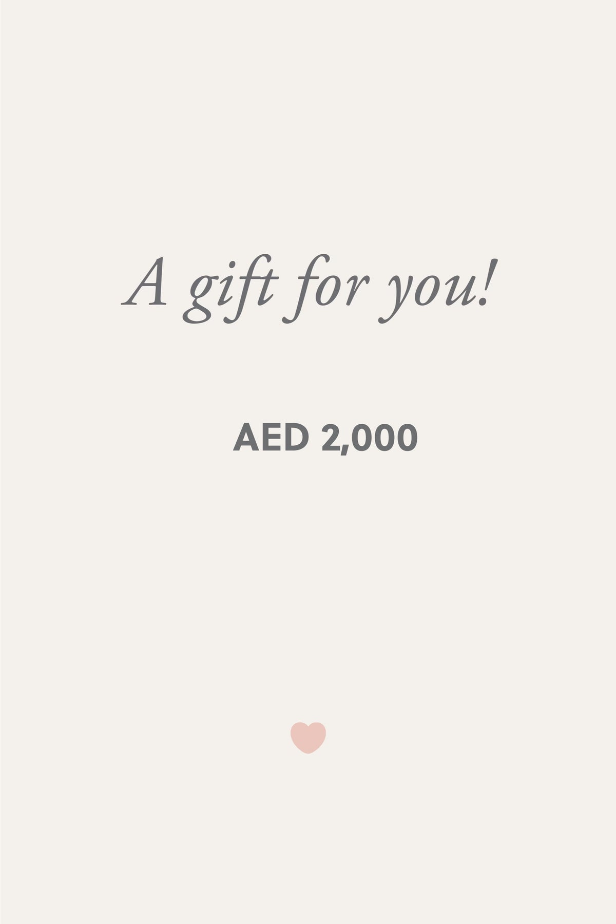 Digital Gift Card