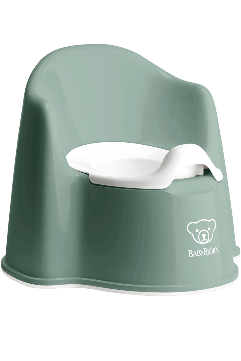 Potty Chair Deep Green White
