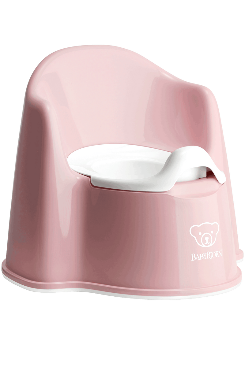 Potty Chair Powder Pink White